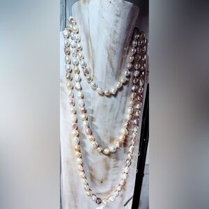 Lush Potato Pearls on a long strand